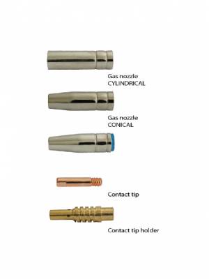 Imagine 2 Pistolet sudare MIG-MAG GCE MIGSTAR PRO 150, 5m, racire cu gaz Imagine 2 Pistolet sudare MIG-MAG GCE MIGSTAR PRO 150, 5m, racire cu gaz
