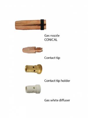 Imagine 2 Pistolet sudare MIG-MAG GCE MIGSTAR PRO 511, 4m, racire cu lichid Imagine 2 Pistolet sudare MIG-MAG GCE MIGSTAR PRO 511, 4m, racire cu lichid